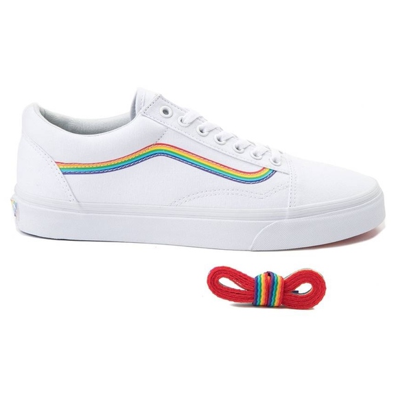 vans old skool rainbow skate shoe